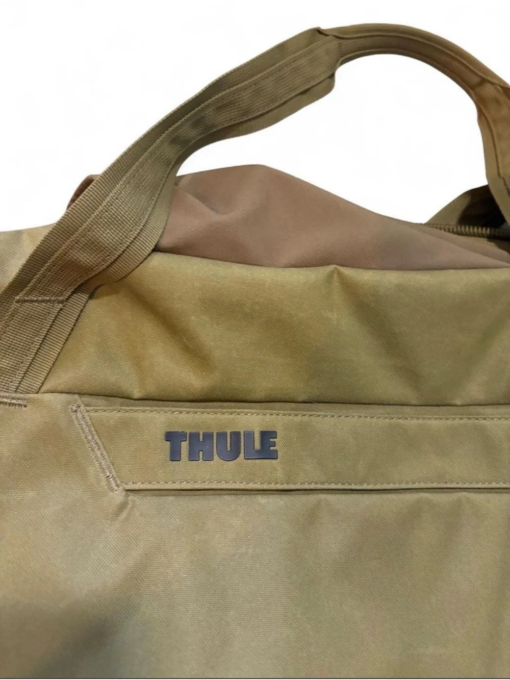 Thule Olive Green Duffel Bag with Dual Handles